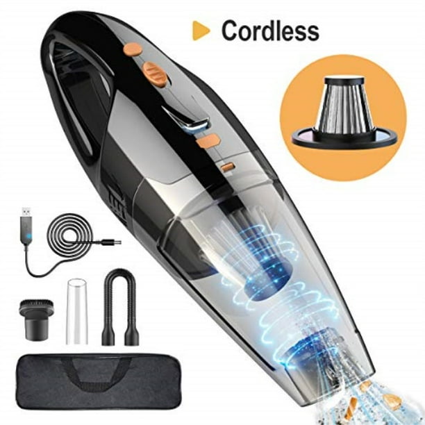 Cordless Wet /& Dry Car Vacuum Cleaner Handheld Rechargeable Home Pet Hair 120W